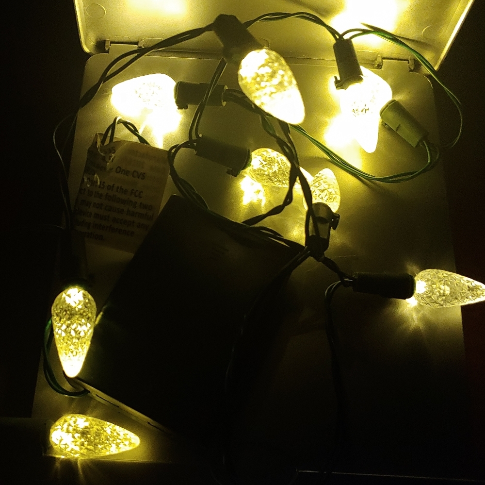 $5 CVS Battery Operated Christmas Faceted String Lights